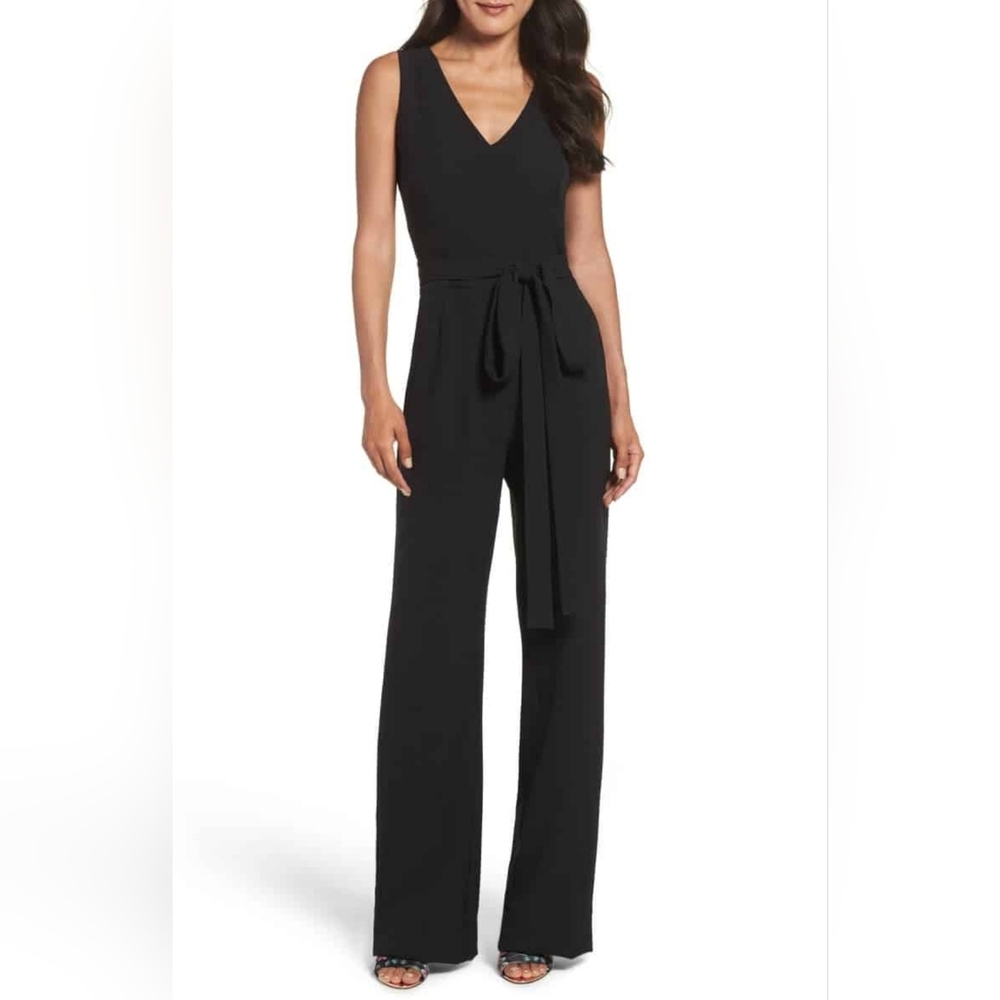 Vince Camuto‎ Tie Front Wide Leg Jumpsuit